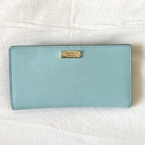 Kate Spade Stacy colorblock large slim bifold wallet